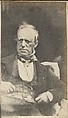 [Portrait of Seated Man], Unknown, Salted paper print from paper negative