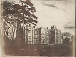 [Charlton House with Seated Figures in Foreground], Unknown, Salted paper print from paper negative