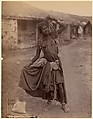 [A Gypsy Dancing-Girl, Kathiawar], E. Taurines  French (?), Albumen silver print from glass negative