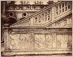 [Giant Staircase in the Courtyard of the Palazzo Ducale (Doge’s Palace), Venice], Unknown, Albumen silver print from glass negative