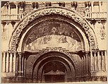 [Church Portal with Mosaic of Christ Enthroned in Majesty], Unknown, Albumen silver print