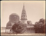 [Buddhist Temple, Agra], Unknown, Albumen silver print from glass negative
