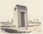 Karnak (Thèbes), Grande Porte du Sud Vue du Point C, Félix Teynard French, Salted paper print from paper negative