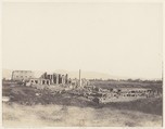 Karnak (Thèbes), Vue Générale des Ruines Prise du Sud-Est, en T, Félix Teynard  French, Salted paper print from paper negative