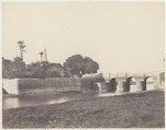 Syout, Pont Sur le Grand Canal, Félix Teynard  French, Salted paper print from paper negative