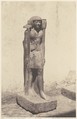Syout (Lycopolis), Statue Appartenant au Docteaur Cuny, Félix Teynard  French, Salted paper print from paper negative