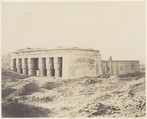 Dendérah (Tentyris), Temple d'Athôr - Vue Générale, Félix Teynard  French, Salted paper print from paper negative
