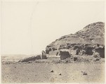 El-Kab (Éléthya), Vue Générale de l'Hémi-Spéos, Félix Teynard  French, Salted paper print from paper negative