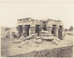 Kôm-Ombou (Ombos), Vue Générale des Ruines, Félix Teynard French, Salted paper print from paper negative