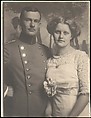 Count and Countes LaRosée, Bride and Bridegroom, Frank Eugene American, Platinum print