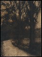 [Park with Fence], Frank Eugene  American, Photogravure