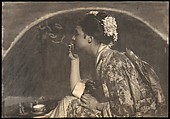 Friedel Wearing a Kimono, Frank Eugene  American, Platinum print