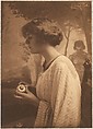 Miss Gladys Lawrence - The Seashell, Frank Eugene American, Platinum print