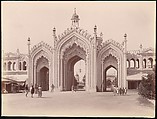 [Husainabad Bazar Gateway, Lucknow, India], Unknown, Albumen silver print from glass negative