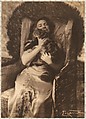 Miss Lilian C. Wiver with Her Angora, Frank Eugene  American, Platinum print