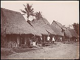 Chinese Village, Singapore, Unknown, Albumen silver print from glass negative