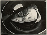 [Fish Head on Plate], Johan Hagemeyer  American, born The Netherlands, Gelatin silver print