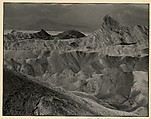 Death Valley (from Zabriskie Point), Johan Hagemeyer  American, born The Netherlands, Gelatin silver print