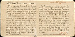 [Group of 42 Stereograph Views of Alaska Including the Gold Rush], George W. Griffith (American), Albumen silver prints