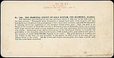 [Group of 42 Stereograph Views of Alaska Including the Gold Rush], George W. Griffith (American), Albumen silver prints
