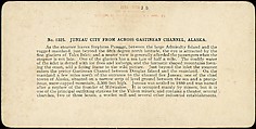 [Group of 42 Stereograph Views of Alaska Including the Gold Rush], George W. Griffith (American), Albumen silver prints