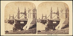[Pair of Early Stereograph Views of British Bridges], Stereoscopic Gems, Albumen silver prints