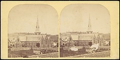[Group of 17 Early Stereograph Views of British Churches], Sedgfield&#39;s English Scenery (British), Albumen silver prints
