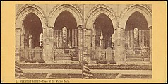 [Group of 8 Early Stereograph Views of British Monuments, Memorials, and Tombs], Lennie (British, born Scotland), Albumen silver prints