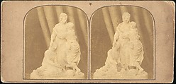 [Pair of Early Stereograph Views of British Statues], John Browning (British), Albumen silver prints