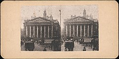[Pair of Stereograph Views of the Royal Exchange, London, England], J. F. Jarvis (American), Albumen silver prints