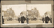 [Group of 3 Stereograph Views of Fleet Street, London, England], Underwood & Underwood (American), Albumen silver prints