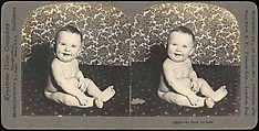[Group of 4 Stereograph Views of Babies], Keystone View Company, Albumen silver prints