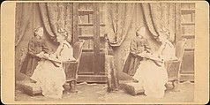 [Group of 13 Stereograph Views of Families and Children], Keystone View Company, Albumen silver prints