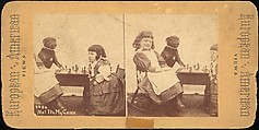 [Group of 31 Stereograph Views of Children With Animals], Life Groups (American), Albumen silver prints