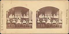 [Group of 55 Stereograph Views of Groups of Children], Comic Series, Albumen silver prints