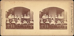[Group of 55 Stereograph Views of Groups of Children], Comic Series, Albumen silver prints