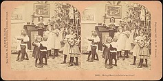 [Group of 6 Stereograph Views of Christmas Scenes], Hegger (American), Albumen silver prints