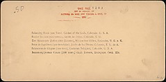 [Group of 37 Stereograph Views of the Garden of the Gods and Other Colorado Scenery, United States of America], H. C. White Company (American), Albumen silver prints
