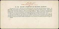 [Group of 37 Stereograph Views of the Garden of the Gods and Other Colorado Scenery, United States of America], H. C. White Company (American), Albumen silver prints