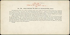 [Group of 37 Stereograph Views of the Garden of the Gods and Other Colorado Scenery, United States of America], H. C. White Company (American), Albumen silver prints