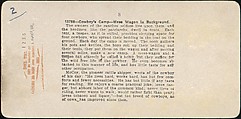 [Group of 11 Stereograph Views of Cowboys], European and American Views, Albumen silver prints