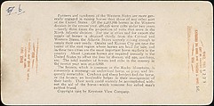[Group of 11 Stereograph Views of Cowboys], European and American Views, Albumen silver prints