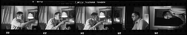 [38 Portraits of Wilder Hobson and Rob Wood at the Hobson Home, Princeton, New Jersey], Walker Evans (American, St. Louis, Missouri 1903–1975 New Haven, Connecticut), Film negative