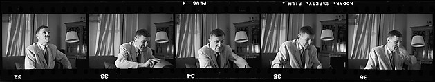 [38 Portraits of Wilder Hobson and Rob Wood at the Hobson Home, Princeton, New Jersey], Walker Evans (American, St. Louis, Missouri 1903–1975 New Haven, Connecticut), Film negative