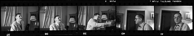 [38 Portraits of Wilder Hobson and Rob Wood at the Hobson Home, Princeton, New Jersey], Walker Evans (American, St. Louis, Missouri 1903–1975 New Haven, Connecticut), Film negative