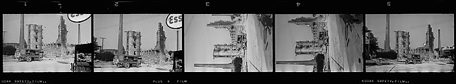 [28 Views of Demolished Buildings, Possibly Flood], Walker Evans (American, St. Louis, Missouri 1903–1975 New Haven, Connecticut), Film negative