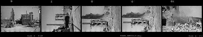 [28 Views of Demolished Buildings, Possibly Flood], Walker Evans (American, St. Louis, Missouri 1903–1975 New Haven, Connecticut), Film negative