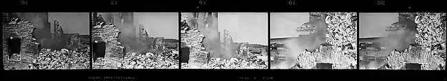 [28 Views of Demolished Buildings, Possibly Flood], Walker Evans (American, St. Louis, Missouri 1903–1975 New Haven, Connecticut), Film negative