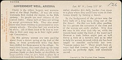 [Group of 48 Stereograph Views of Arizona and the Surrounding Area], H. C. White Company (American), Albumen silver prints