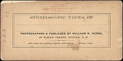 [Group of 41 Stereograph Views of Astronomy Related Scenes], Commissioned by Nautical Almanac Office (American), Albumen silver prints
